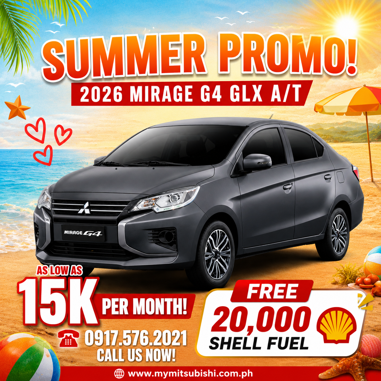 2026 MIRAGE G4 GLX CVT A/T